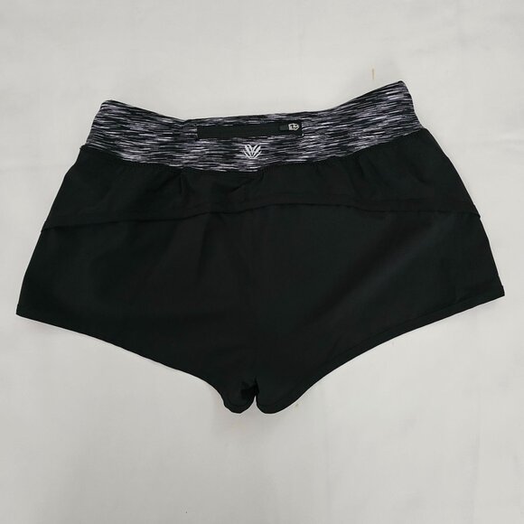 Forever 21 Women's Black Wide Waistband Running Athletic Short Size Small - Picture 11 of 12